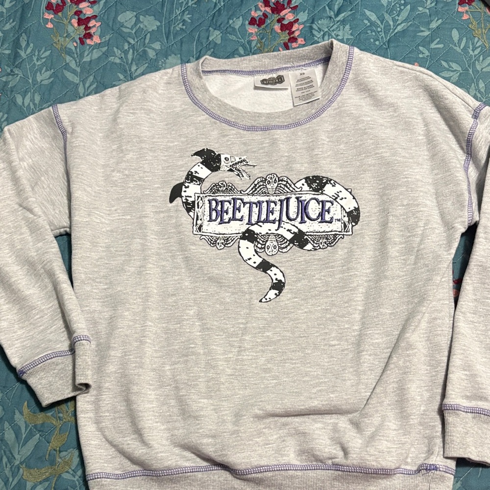 Beetlejuice Gray Sweatshirt